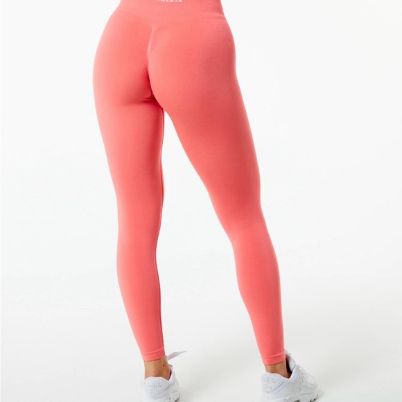 Alphalete Amplify Pixel Pink High-Waisted Leggings - Picture 2 of 3